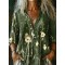 Women's Art Painting Hippie Print Long Sleeve Shirt