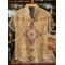 Men's Retro National Totem Print Casual Short Sleeve 100% Cotton Shirt