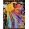 Colorful Sun Collage Art Print Casual 100% Cotton Shirt