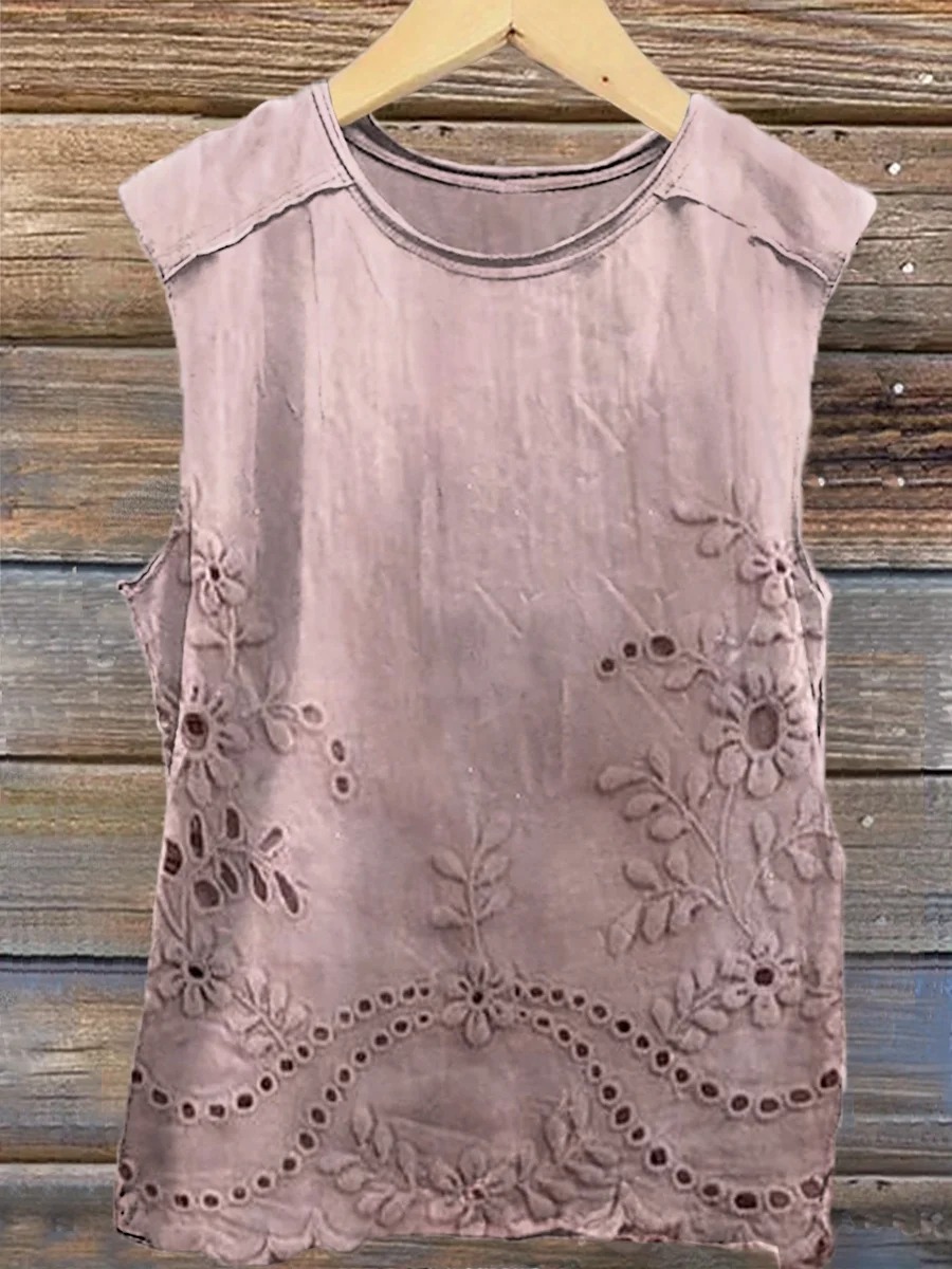 Women's Vintage Floral Texture Patterns Print V-neck Casual T-Shirt Women's Vintage Floral Texture Patterns Print V-neck Casual T-Shirt