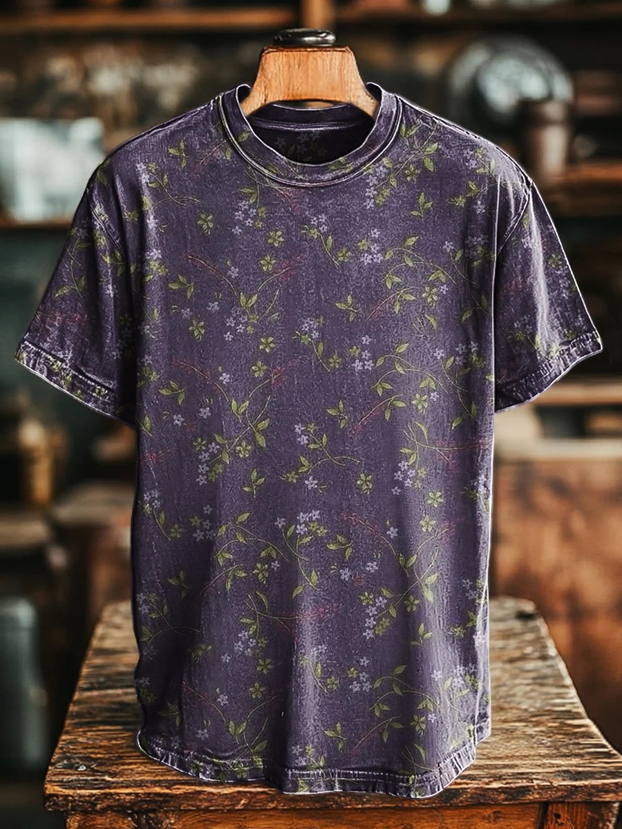 Retro Abstraction Art Print Casual Short Sleeve T-shirt Retro Abstraction Art Print Casual Short Sleeve T-shirt