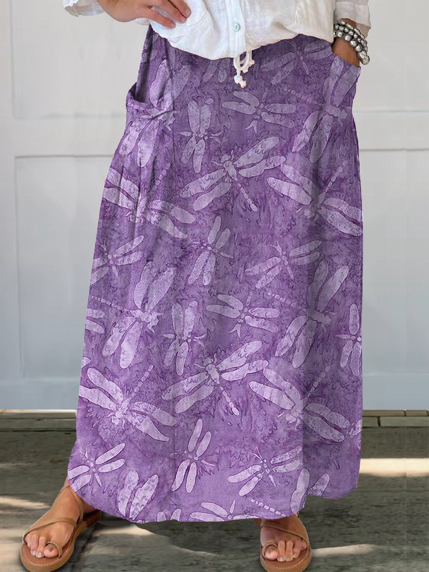Women's Art Painting Hippie Print Skirt