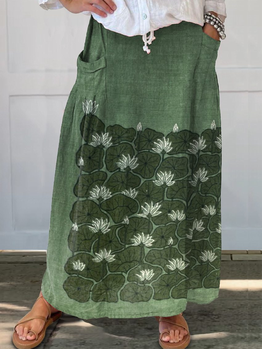 Women's Art Painting Hippie Print Skirt